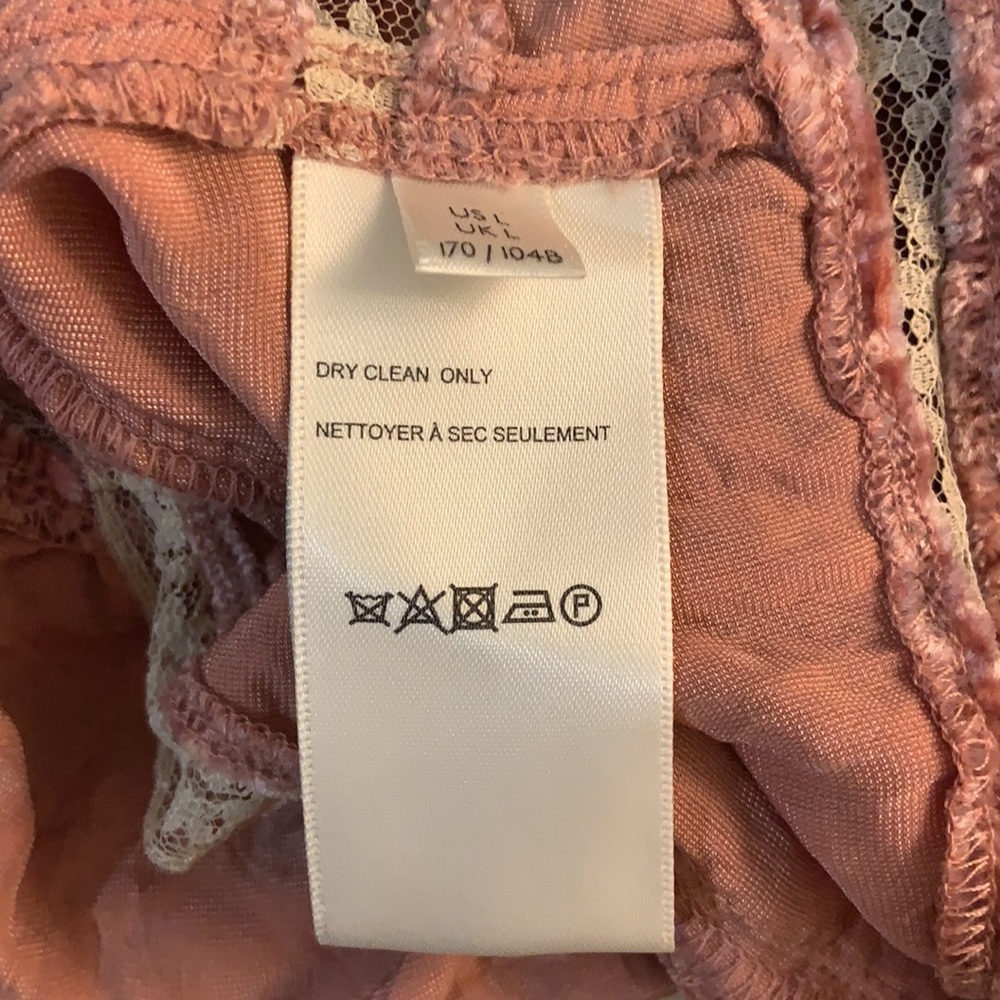 Free People Pink Velvet Yours Truly Mauve Crop Top - Picture 8 of 10